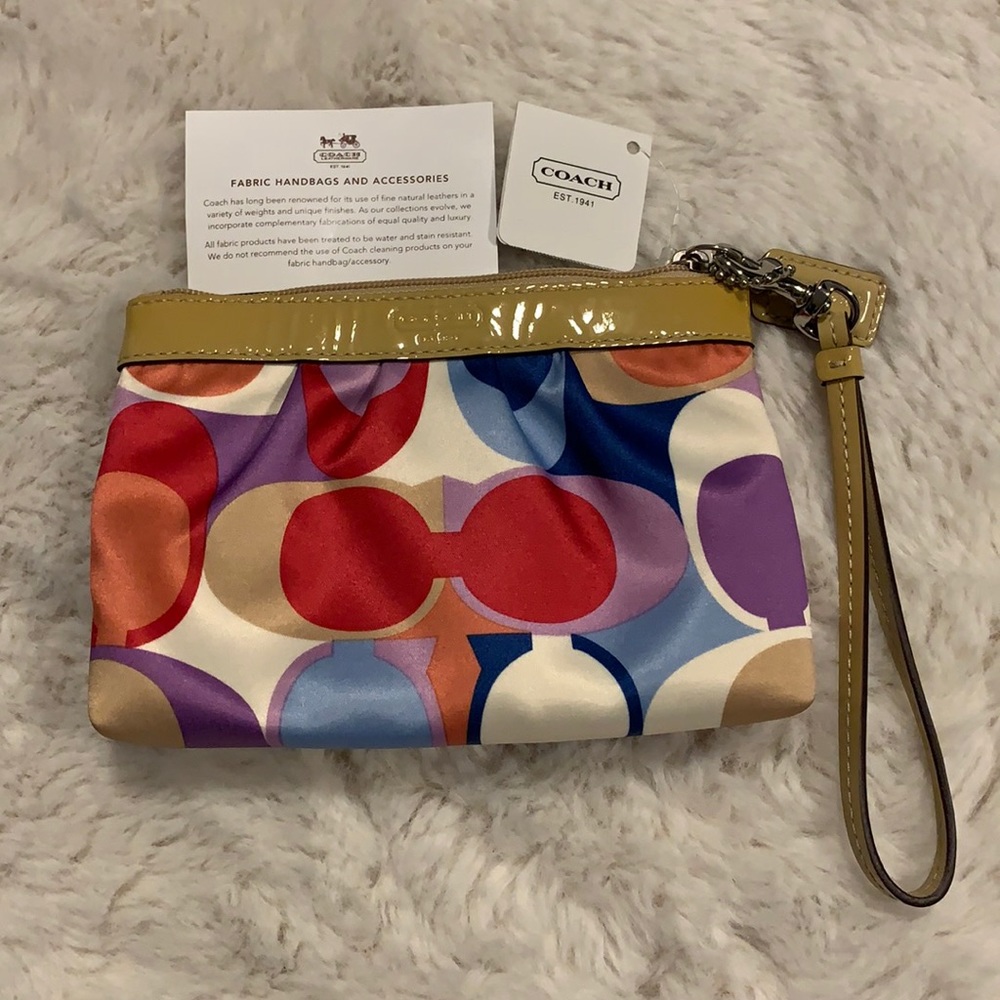 Coach Multicolored Wristlet
